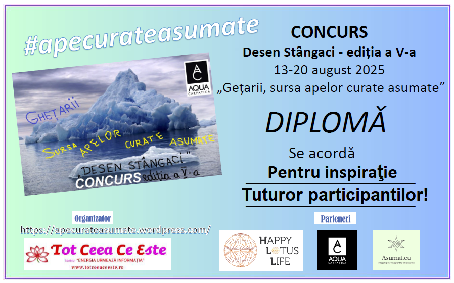 TOP 3 cȃstigători Desen Stȃngaci, inspirat de „Gețarii, sursa apelor curate asumate” TOP 3 cȃstigători Desen Stȃngaci, inspirat de „Gețarii, sursa apelor curate asumate”