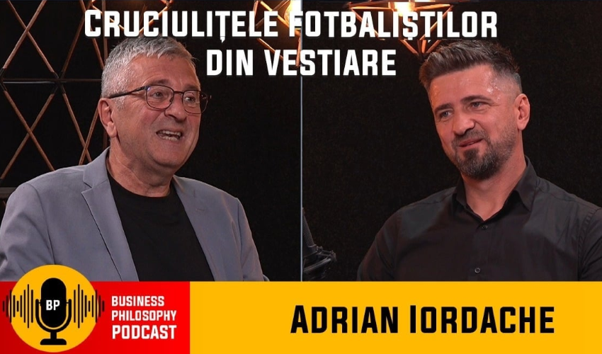 Despre trecerea de la cariera de fotbalist la cea de antrenor, cu Adrian Iordache Despre trecerea de la cariera de fotbalist la cea de antrenor, cu Adrian Iordache